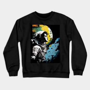 Astronaut Girl Crewneck Sweatshirt